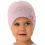 Baby Mädchen Kinder Strickmütze Mütze Sommermütze Baumwollmütze Kindermütze Taufe Baumwolle rosa